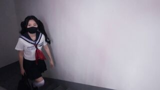 《差生的课后惩罚2》这次的惩罚会是什么？坐着眺蛋阅读错题，强制两次羔_潮、开腿M绑、鸭子坐、sp、裙底视角。