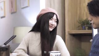 麻豆传媒映画，MD-0128 夏晴子 沈娜娜 淫乱3P团圆火锅.色欲姐妹与姐夫的三人混战